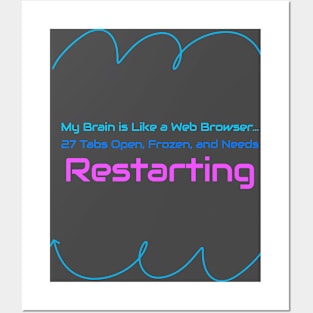 My Brain is Like a Web Browser... Behavioral Health Posters and Art